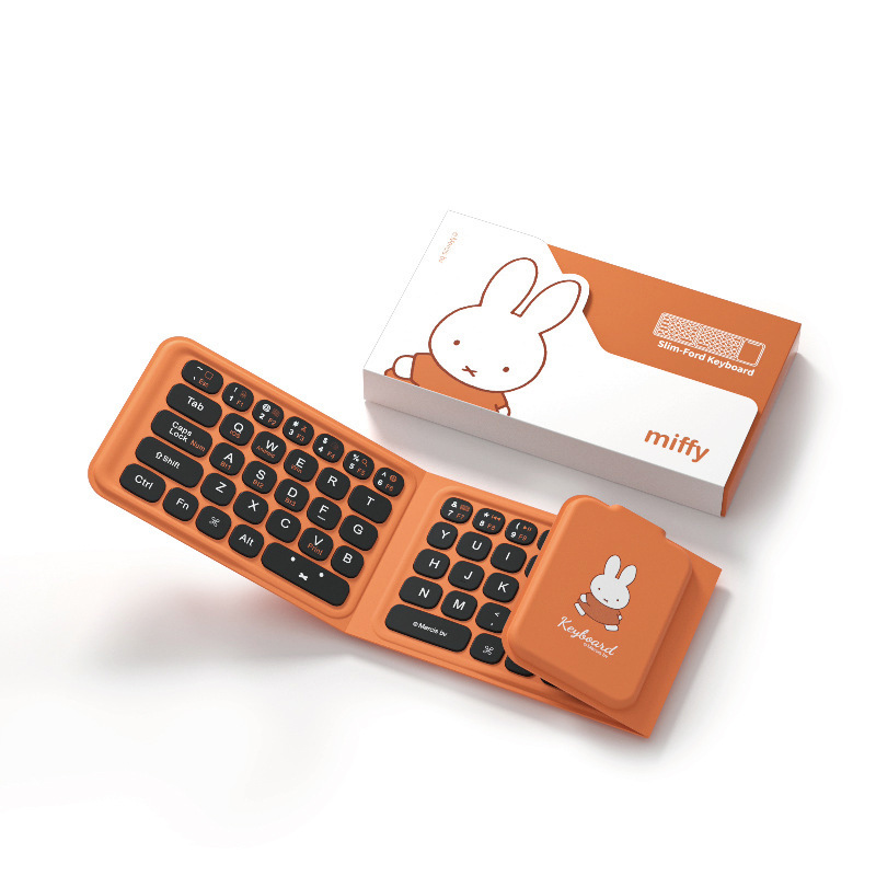 Miffy 70% off Foldable Wireless Bluetooth Keyboard Can Connect to Mobile Phones, Ipads, Tablets, Ultra-Thin, Silent, Mini, and Portable Miffy 70% off Foldable Wireless Bluetooth Keyboard Can Connect to Mobile Phones, Ipads, Tablets, Ultra-Thin, Silent, Mini, and Portable