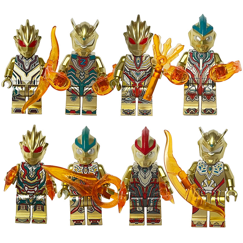 Cross-Border Warrior Building Block Figures, Hero Ninja Building Blocks, Wholesale Assembly Toys Exclusively for Foreign Trade