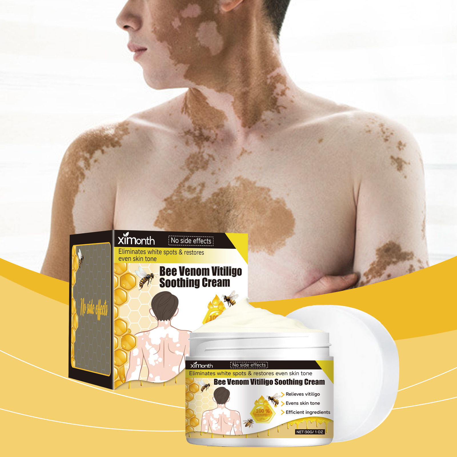 Ximonth Skin Care Cream Cares for Hands, Feet, and Body, Feels Clean, Gentle, Moisturizing, and Easy to Absorb