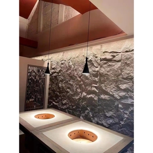 J8 Rock Cultural Stone Climbing Pu Texture Pu Lightweight Rock Stone Background Wall Stone Skin Mountain Concave and Convex Feeling Its G3