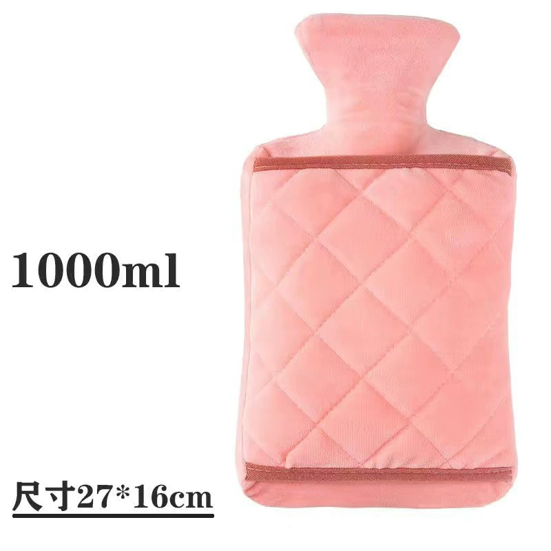Plush keep warm water container, capacious hand warmer PVC