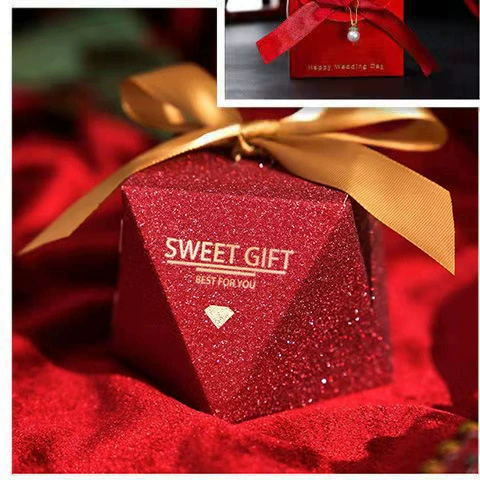 Hi Sugar Box Golden Scallion Fruits Monthly Diamond Creative Wedding Korean Romantic Sugar Box Creative Hi Sugarbag производитель оптом
