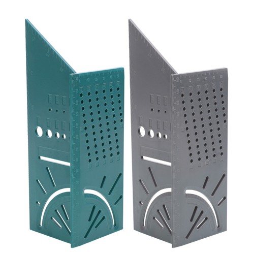 Multifunctional carpentry square ruler angle measurement square ruler measurement tool line 90 degree gauge T-type ruler 3D scriber