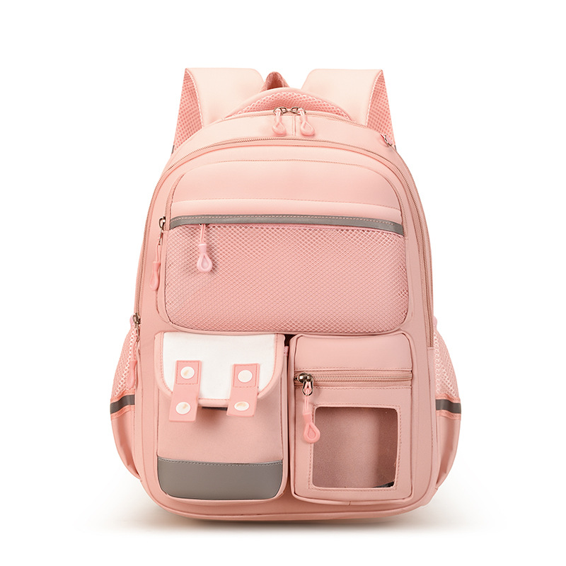 2025 nueva mochila escolar para estudiantes de primaria de grado uno, dos, tres a seis mochilas de gran capacidad para niños y niñas