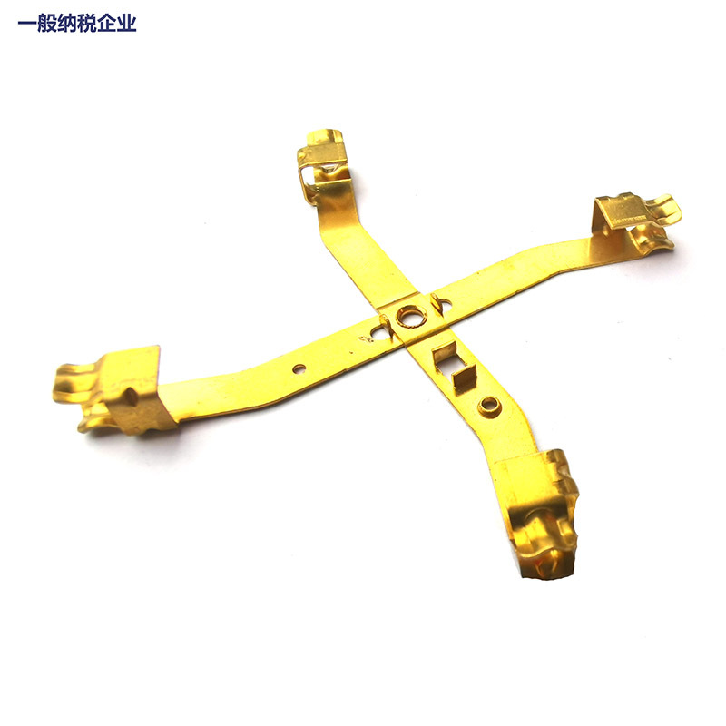 东莞厂家开关插座导电铜片美规UL电源磷铜黄铜青铜插座弹片冲压件