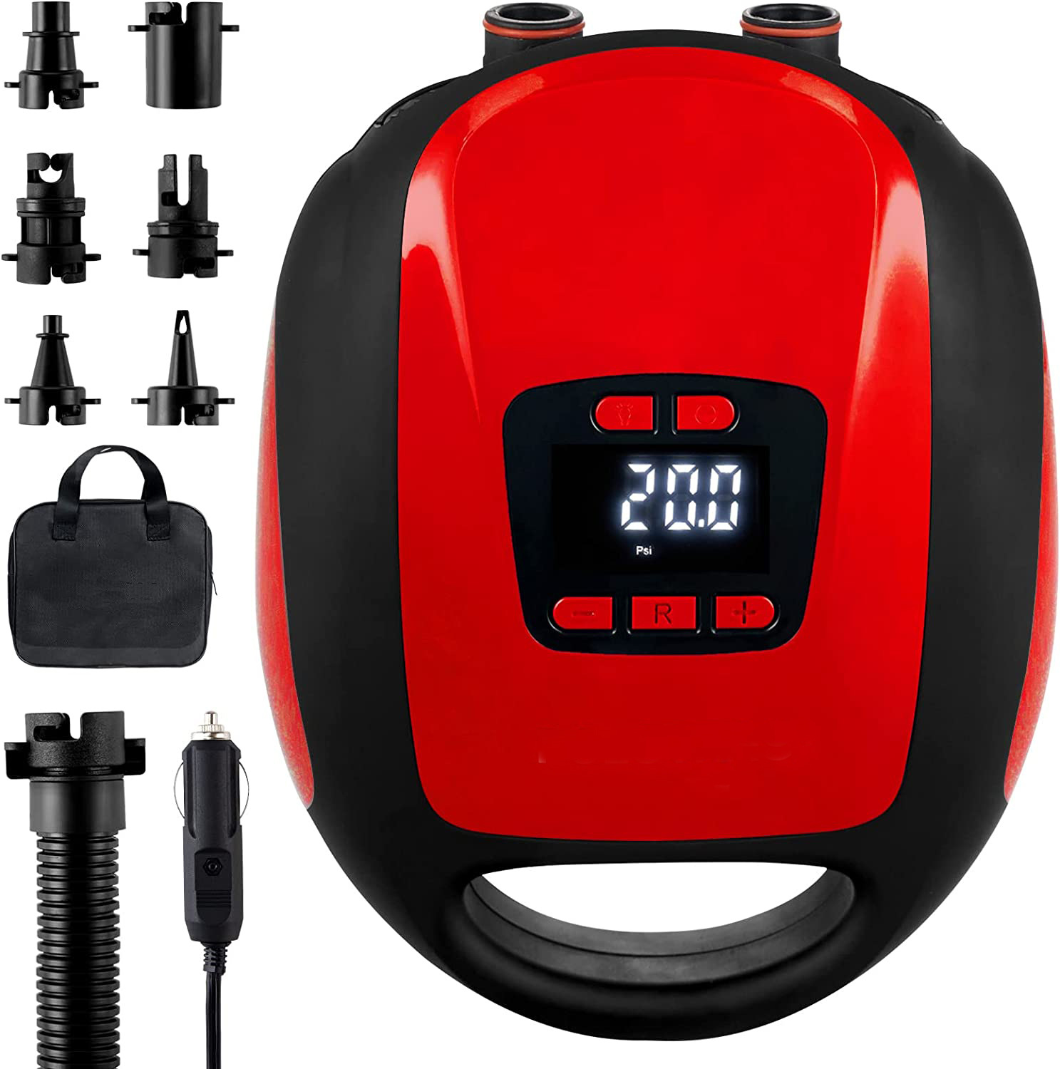 New Outdoor Portable Electric Car Air Pump Outdoor Tent Sup Paddle Board Kayak Wireless Air Pump