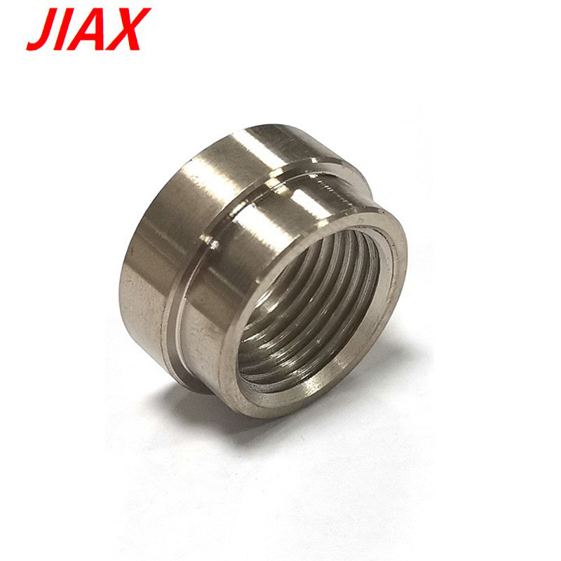 Coche modificado por el fabricante M18 * 1.5 Tuerca redonda de dientes internos Tuerca de níquel galvanoplastia de hierro Tuerca adaptador de tubo de escape Junta de soldadura