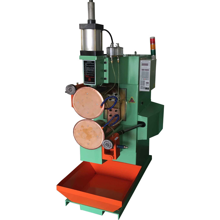 汽车摩托车油箱铜瓦双驱交流缝焊机真空浇注水冷铜芯缝焊变压器全