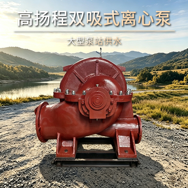SH双吸式离心泵大流量高扬程抽水双吸式离心泵