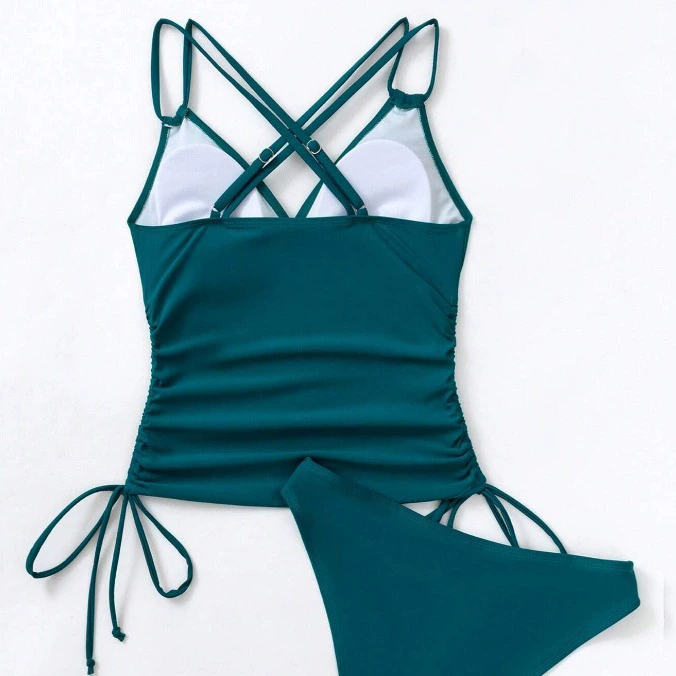 Sexy split colored swimwear, European style, Aliexpress, (Cross-border trading)