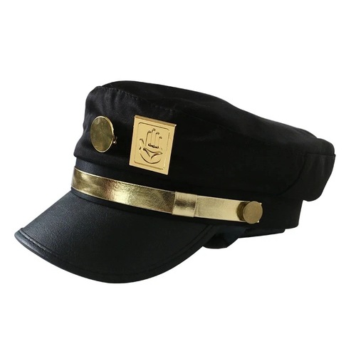 JOJO's Bizarre Adventure Hat anime peripheral Jotaro metal badge cos men's and women's navy hat sailor hat