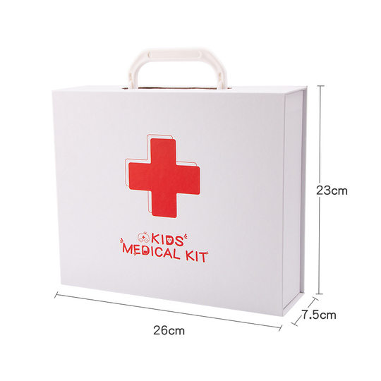 Children's Simulation Family General Practitioner Role Play Girl Auscultation Injection Medicine Box Wooden Set Toy