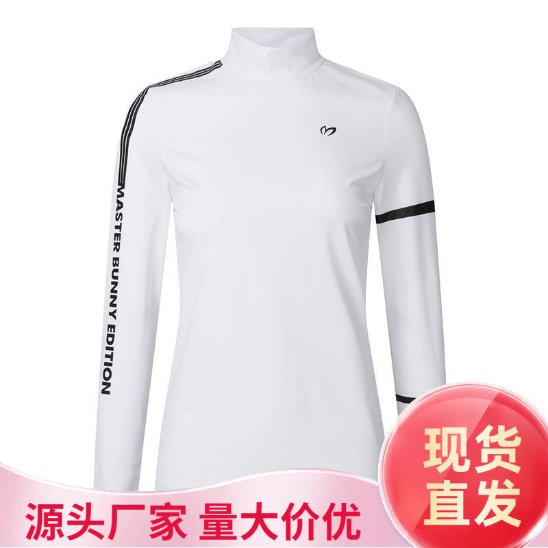 New Golf Quick-Drying Insulated Sportswear Women's Breathable Quick-Drying Round Neck Outer Top Long Sleeves