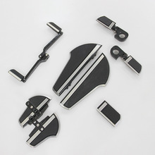 改装哈雷摩托车脚踏套件前脚踏-乘客脚踏-换挡杆-刹车板-护杠脚踏