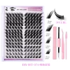 DIY-SET-074 (pink double-headed glue + single-headed brush + tweezers)
