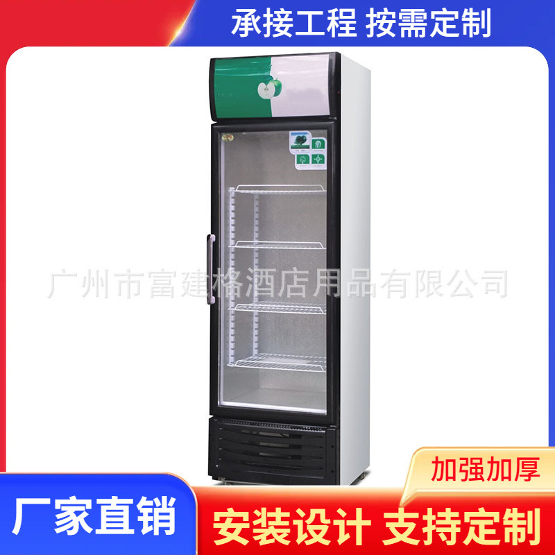 单门展示柜酒吧冰柜超市商用单门饮料柜立式冷藏柜冷热柜广州