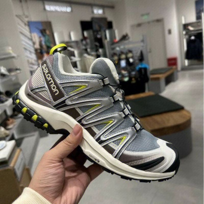 Salomon SalomonXAPRO3D Песчаное поле серые мужчины и женщины, альпинистские спортивные дышащие нескользящие кроссовки на открытом воздухе