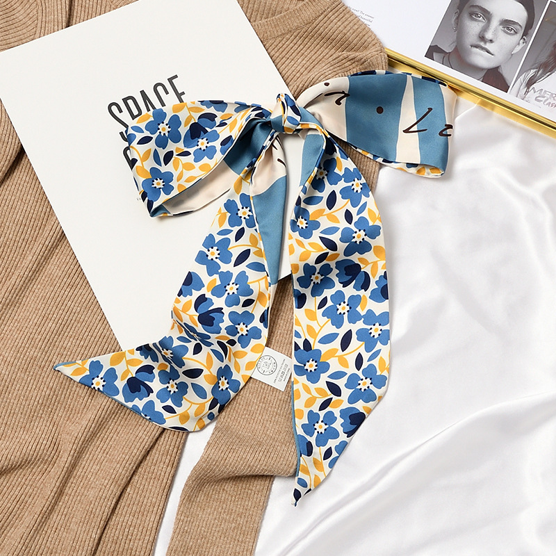 シルクタオルの女性の春の新商品に合わせて、ファッションのヘアバンドを持っています。|undefined