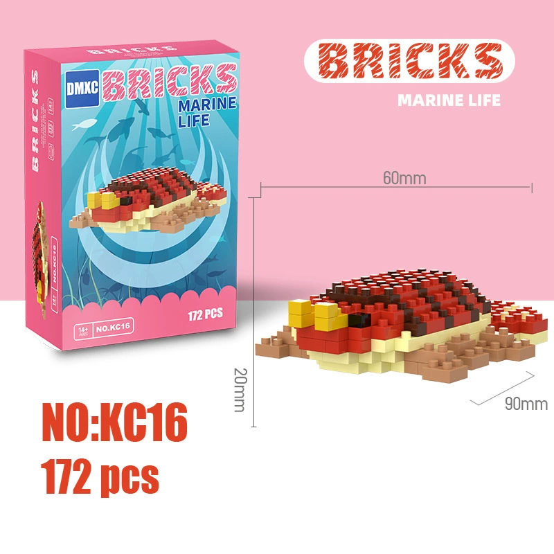 Конструктор bricks (Lego) минифигурки, мелкие микрокубики, подарок на день рождения, разнообразные стили