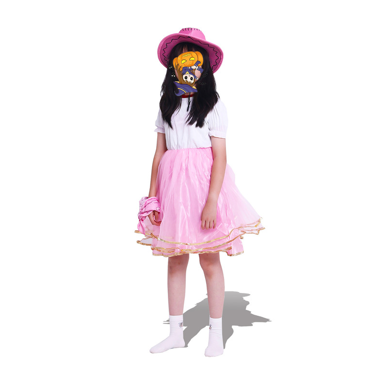 Hot Sale Christmas Children's Western Cowboy Costume Girls Children's Princess Dress Set Holiday Party Cosplay