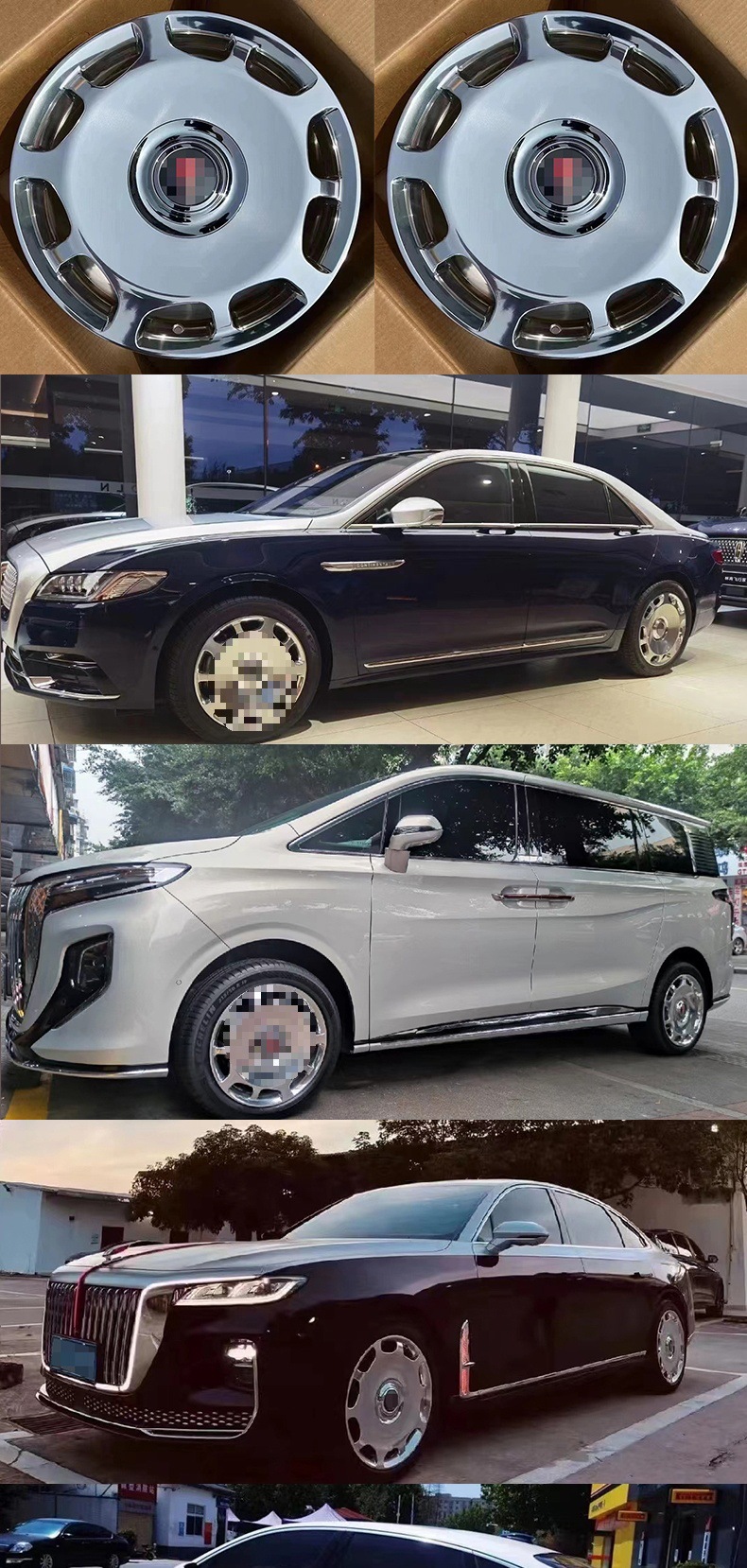 Suitable for Hongqi H9 Wheels 18inch 19inch Hongqi H9h7h5 HQ9 HS5 HS7 Suspended Pancakes Modified Wheels