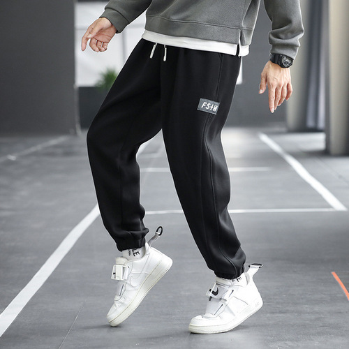 2025 Sports Pants for Men: Loose-Fit, Ankle-Tied Spring/Summer Sweatpants—Trendy Casual Long Pants for Autumn