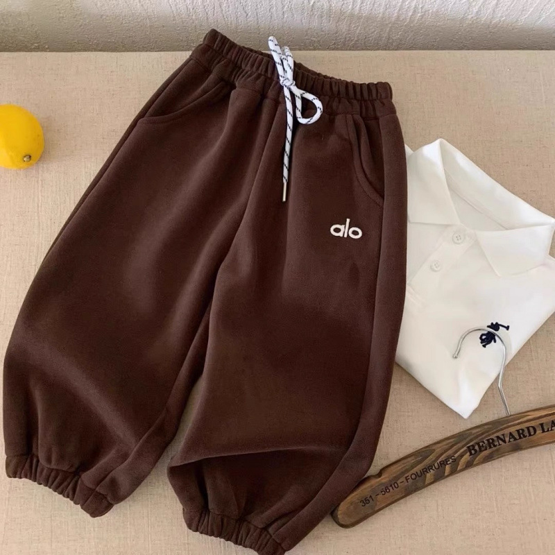 K3alo sweatpants: coffee color
