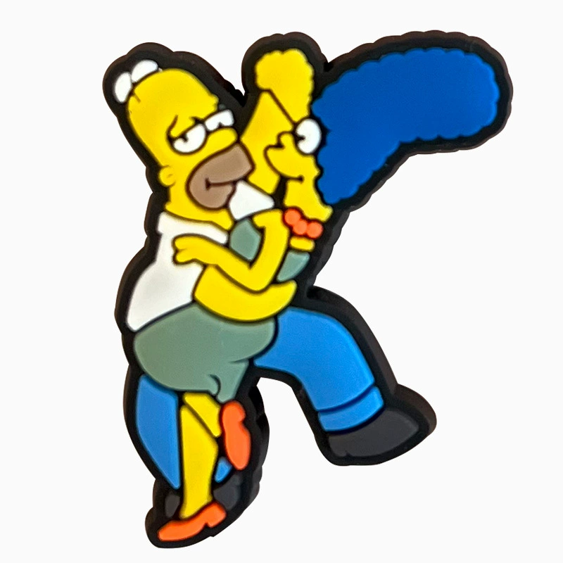 Подвески для обуви (серия Simpsons) Кроки-жиботы, одна подвеска для обуви, 18 вариантов цвета