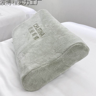 2024 Beauty Bed Pillow Beauty Salon Pillow Latex Cotton Massage Bed Small Pillow Eyelash Beauty Anti-Collapse Massage Ji Jueqin