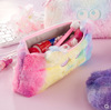 Brand cute monster, plush pencil case for elementary school students, capacious organizer bag, South Korea, gradient