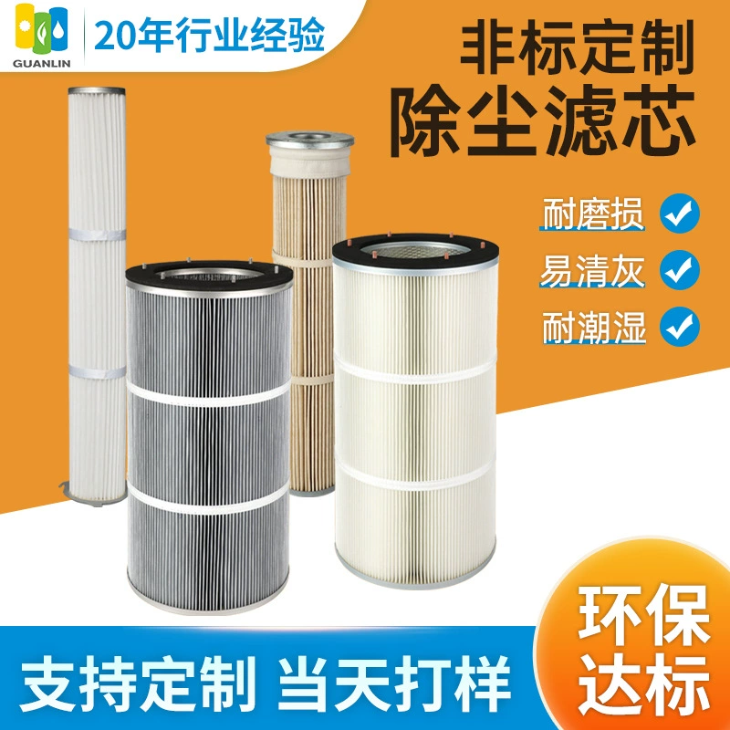 Пылеулавливающие фильтрующие картриджи Ptfe коррозионностойкая теплостойкая электростанция для сжигания биомассы завод для сжигания высокотемпературных пылеулавливающих фильтрующих элементов