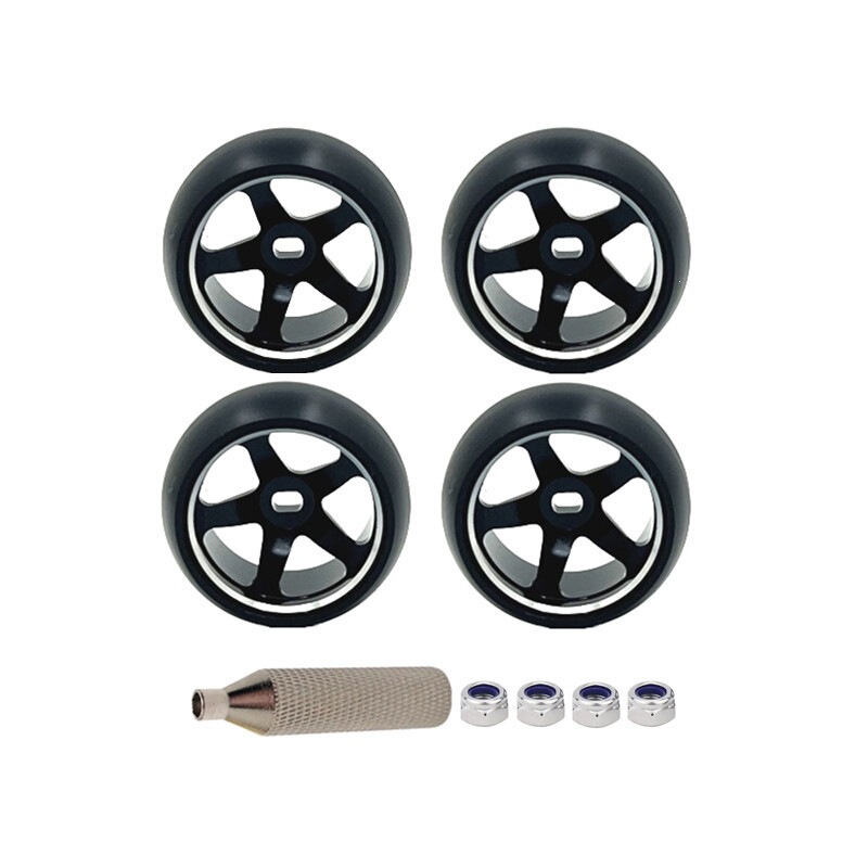 Mini Mosquito Car Kyosho Wltoys 1/28 Remote Control Car Metal Upgrade 25mm 1.5-Degree Wheel Hub Tire Mini Mosquito Car Kyosho Wltoys 1/28 Remote Control Car Metal Upgrade 25mm 1.5-Degree Wheel Hub Tire