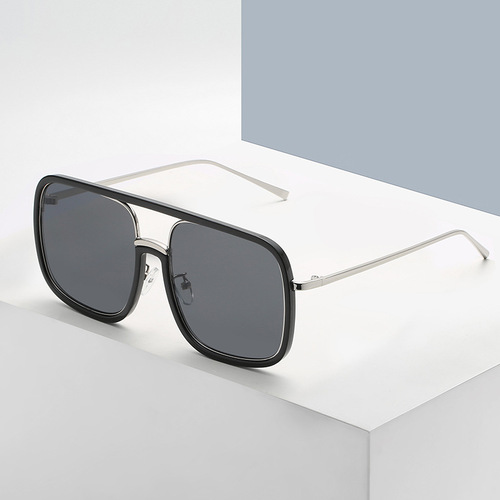 2024 new sunglasses, fashionable anti-blue light frame glasses, styled sunglasses, no makeup slimming sun visors