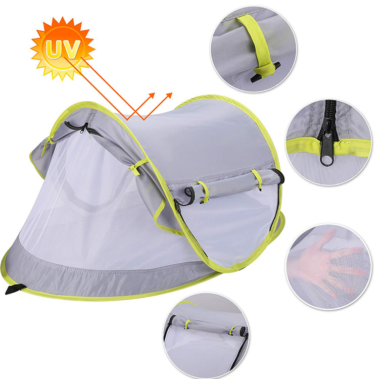 Children's outdoor tent foldable anti-mosquito installation-free picnic camping quick open seaside sun protection sunshade beach tent