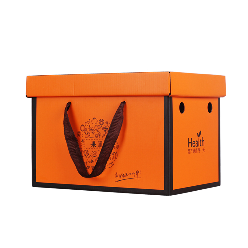 Caja de frutas mezclar flores frutas cajas de regalo de mediodía de otoño manzana naranja caja de regalo universal caja vacía personalizada