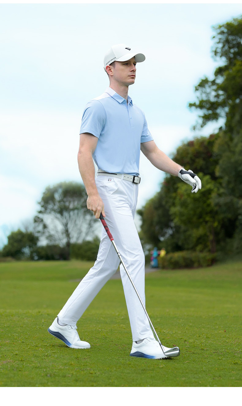Áo polo golf nam tay ngắn PGM thoáng khí, nhanh khô hút ẩm — KUZ182-Quần Xanh pha lê Băng, YF679-Áo màu xanh nhạt (lỗ thông hơi sau lưng), YF679-Áo đen (lỗ thông hơi sau), KUZ182-Quần Đen chi tiết 24