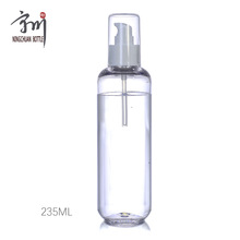 宁川厂供化妆品包装大容量235ML瓶厚底厚壁PETG瓶水乳定制瓶pet瓶