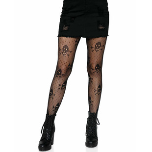 Spot Foreign Trade European and American sexy stockings sexy Halloween skull pantyhose pantyhose pantyhose fishing net socks 6055