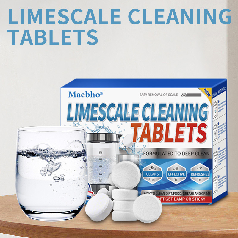 跨境水杯水壶清洁泡腾片去污除垢多用途清洁泡腾片茶杯锅具除水垢