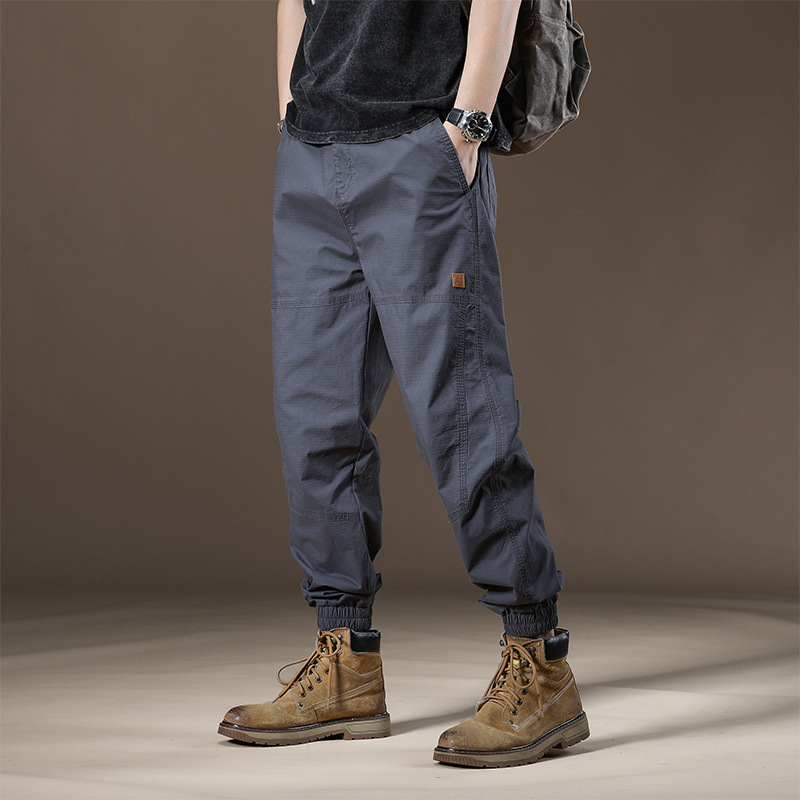 Men's and Women's Thick Cotton Stretch Sports Cargo Pants Men's and Women's Thick Cotton Stretch Sports Cargo Pants