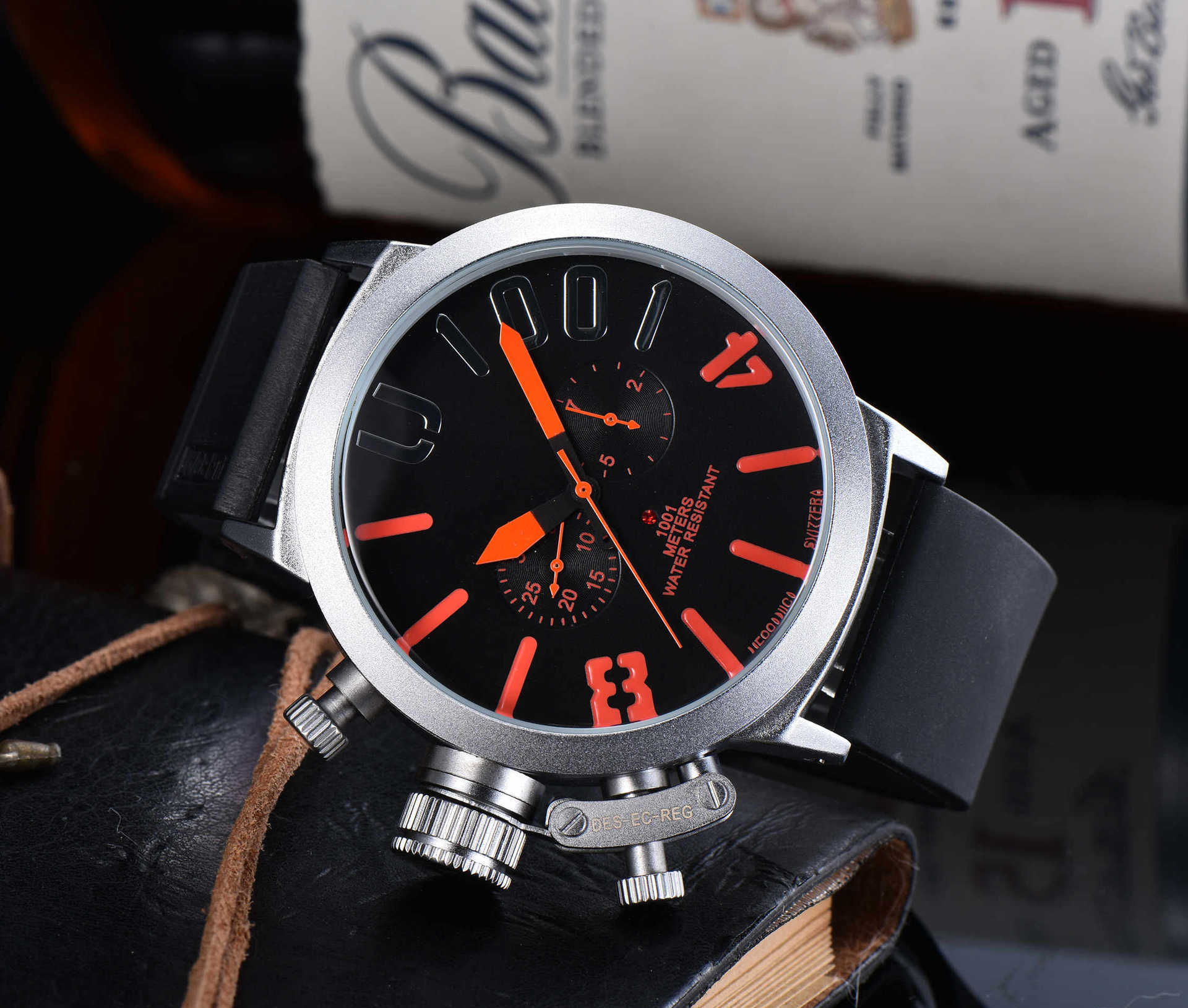 Men's Large Dial Automatic Mechanical Watch For Stylish Gentlemen_voghion.com