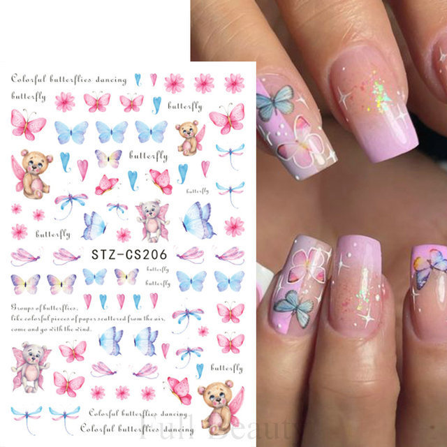 国境を越えた新しいネイルシールins水彩ぼかしレトロなバラのバックシール卸売りnail|undefined