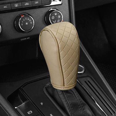 Gear Cover Car Supplies — Sürətlər qutusu və əl tormozu başlıqları - automatic-transmission-beige