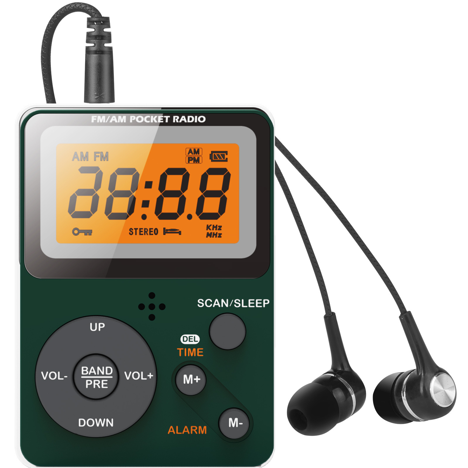新しいギフトQL-06ポータブルfm/am 2バンドラジオ英語四六級専用ラジオ