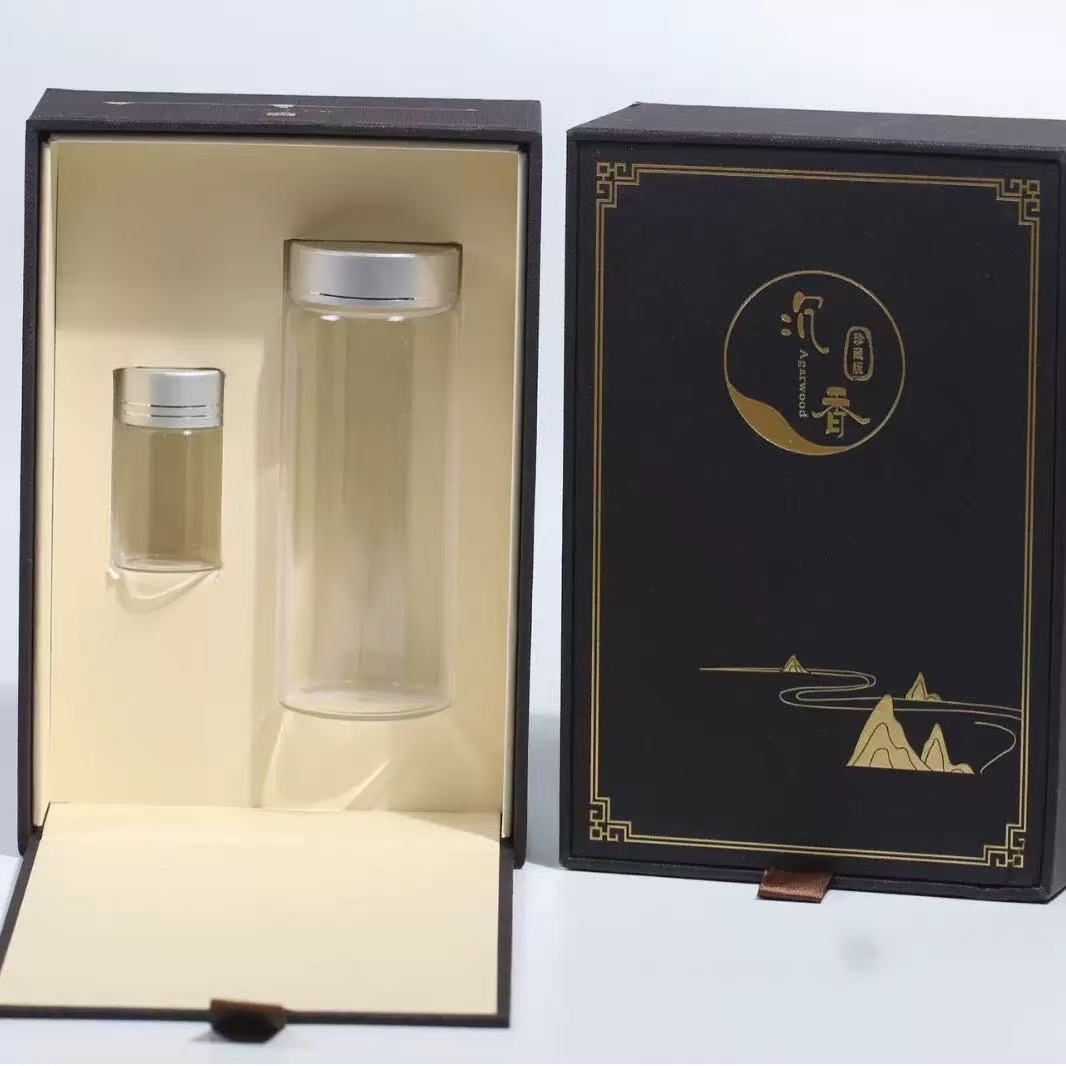 新款沉香手串礼盒包装古风文玩首饰盒佛珠收纳盒伴手礼品盒子