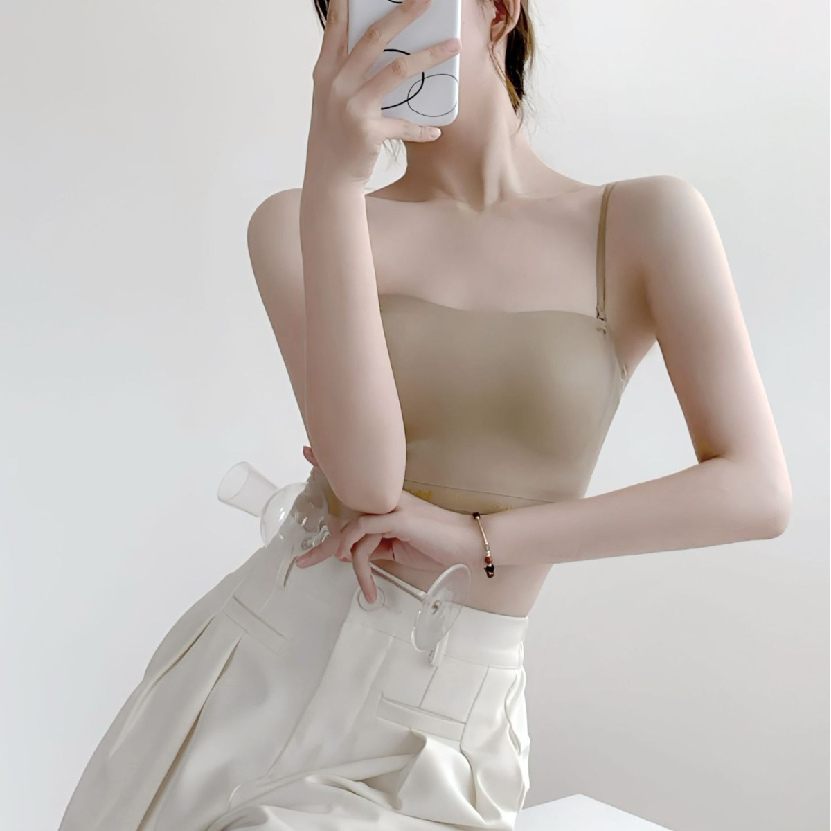 Ventas directas de fábrica comercio electrónico transfronterizo sudeste asiático Vietnam Tailandia ropa interior chaleco simple hueco hermoso espalda cómodo sujetador de texto