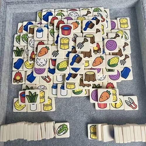 Same-style Sheep Game Mahjong Creative Card Pattern Stickers Party Board Game Playing Cards