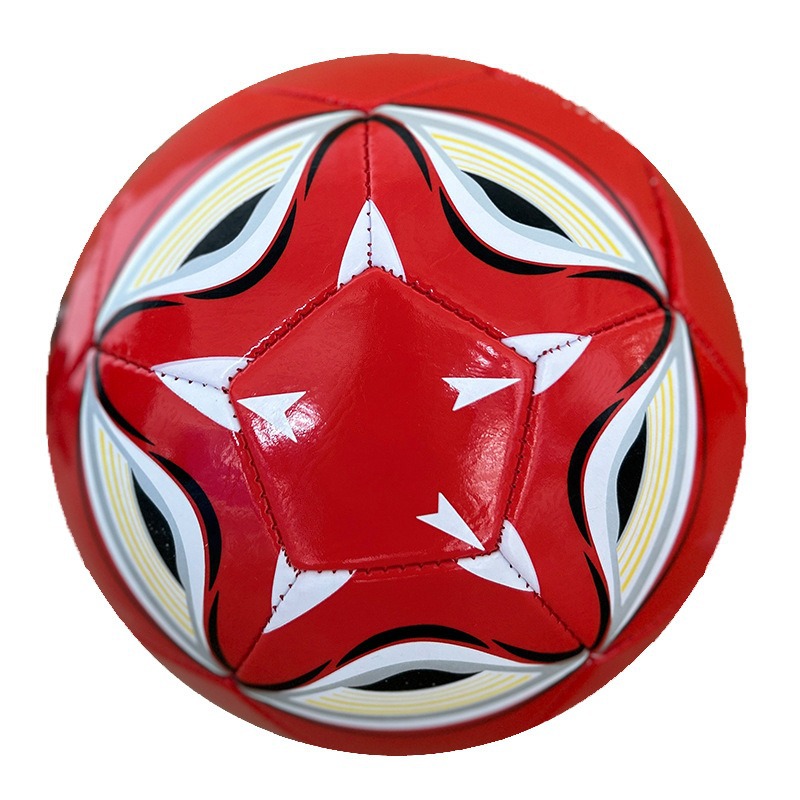 Material de PVC transfronterizo de alta calidad espesado resistente al desgaste 5 máquina de costura de fútbol de color para estudiantes de primaria y secundaria bola de entrenamiento image 3
