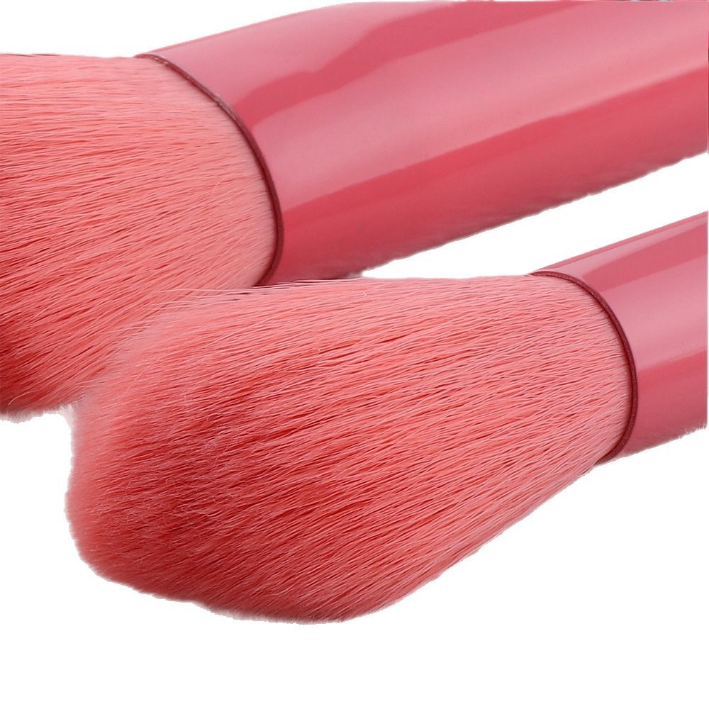 Set de 5 brochas de maquillaje transfronterizas, brochas de maquillaje de colores dulces con partículas coloridas, set de brochas de maquillaje, serie estilo femenino.