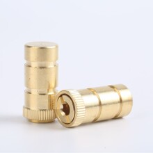 定制非标预埋铜螺母注塑卡件螺母铜嵌件铜花母滚花黄铜件厂家批发